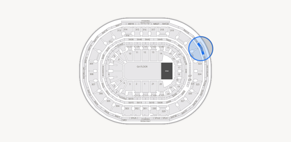 TD Garden Seating Chart