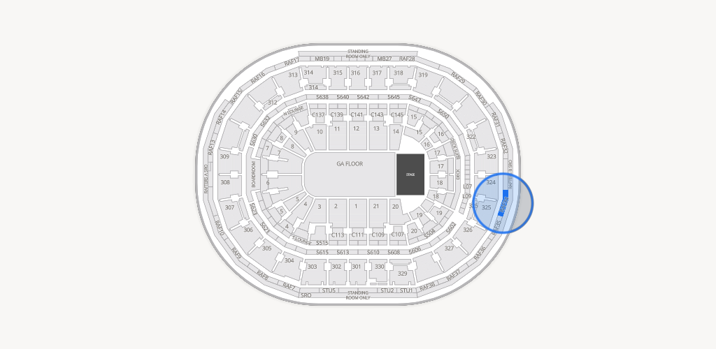 TD Garden Seating Chart