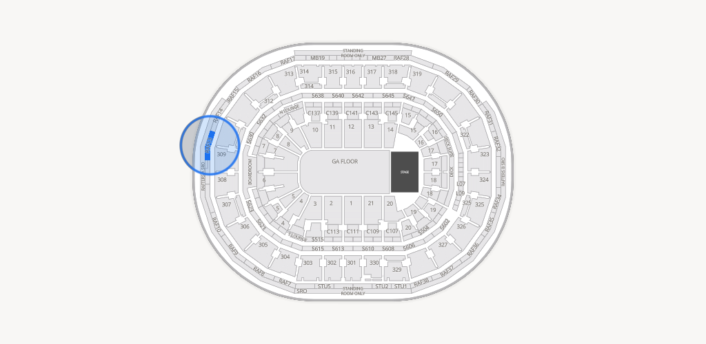 TD Garden Seating Chart