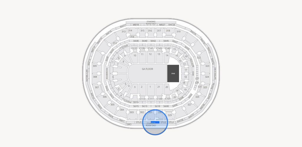 TD Garden Seating Chart