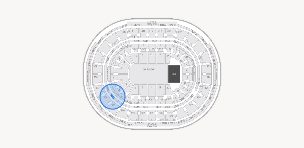 TD Garden Seating Chart