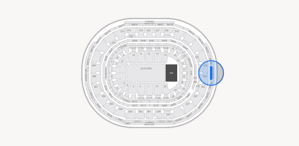 TD Garden Seating Chart