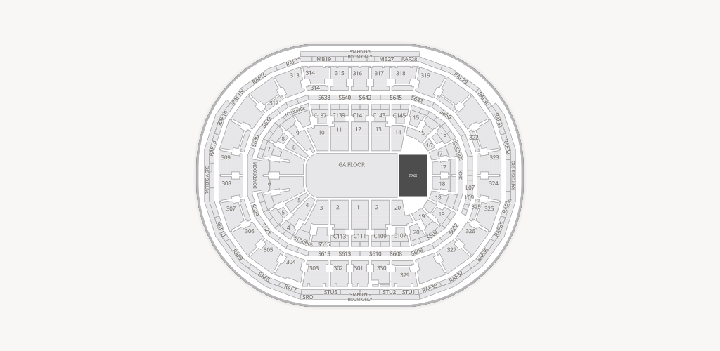 TD Garden Seating Chart