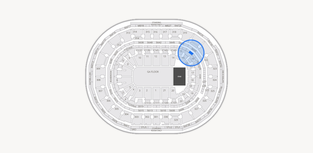 TD Garden Seating Chart