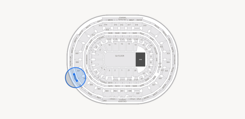 TD Garden Seating Chart