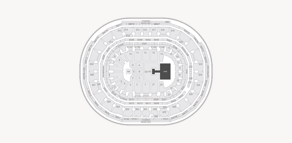 TD Garden Seating Chart