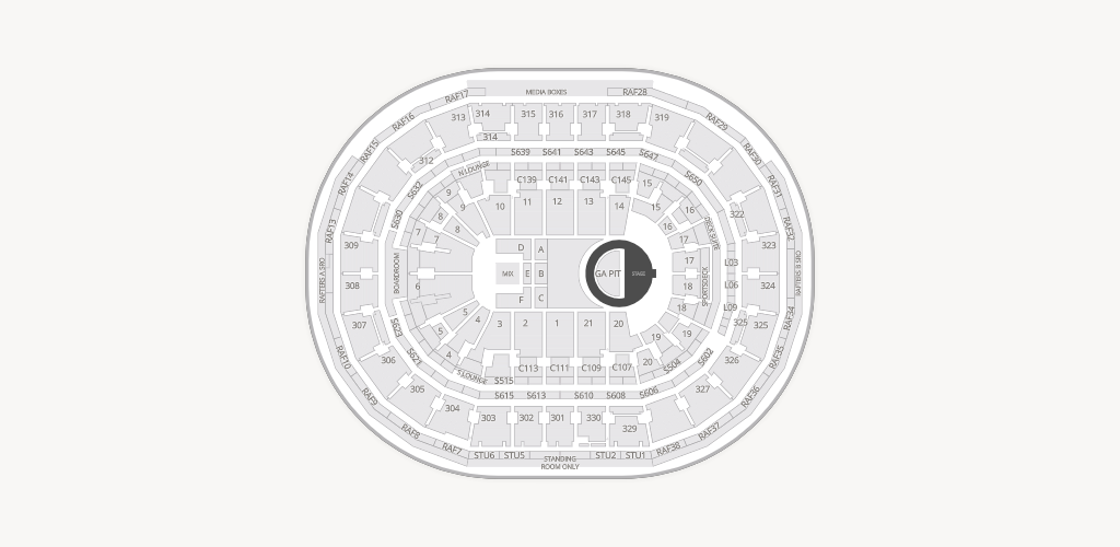 TD Garden Seating Chart