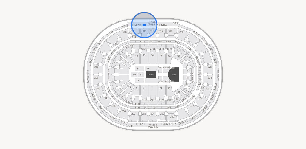 TD Garden Seating Chart