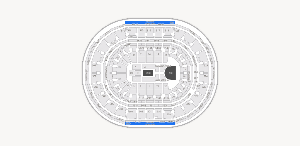 TD Garden Seating Chart