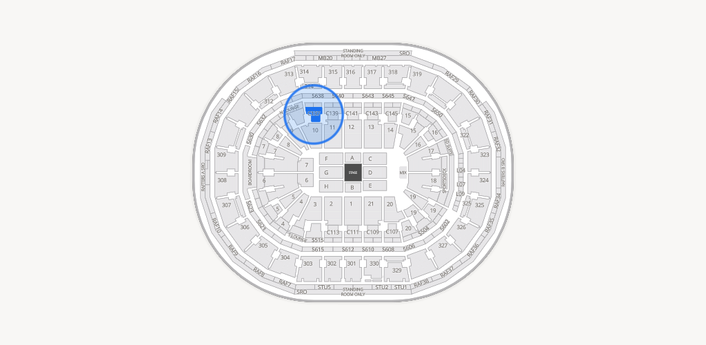 TD Garden Seating Chart