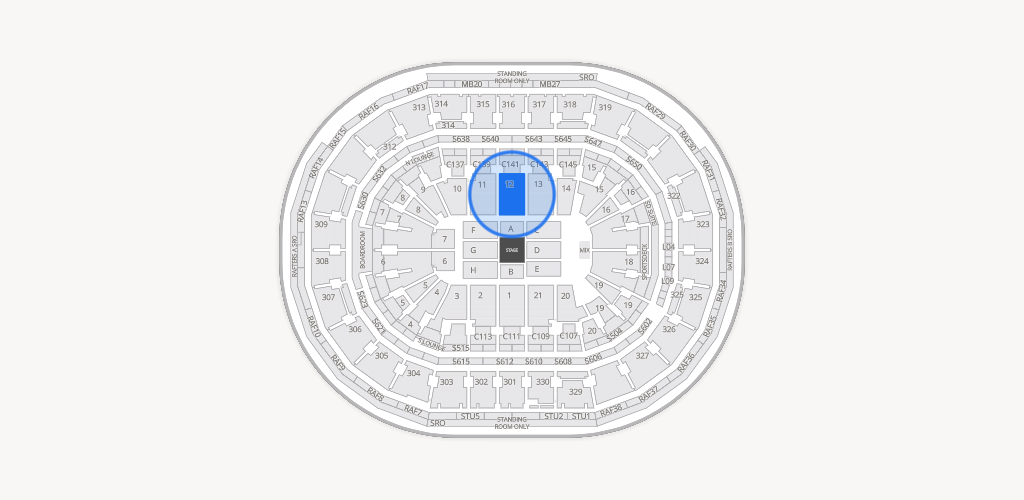 TD Garden Seating Chart