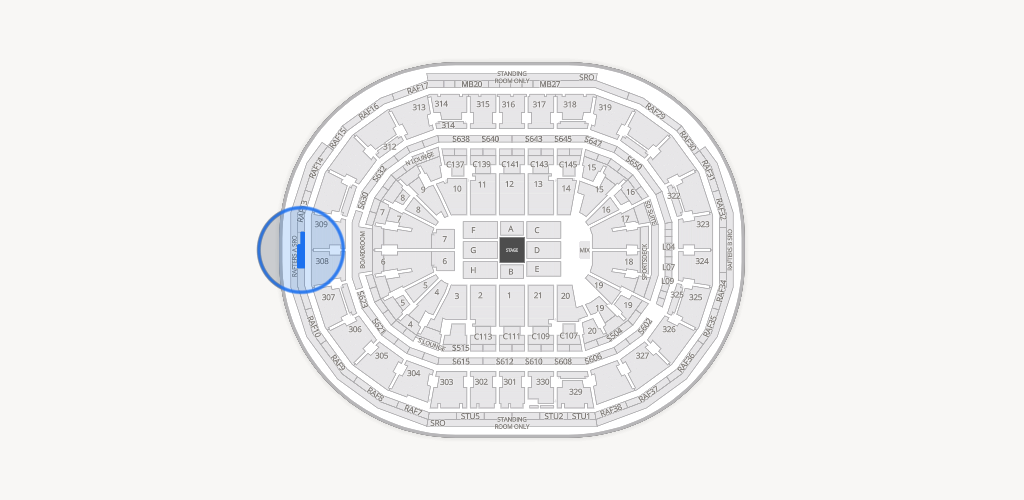 TD Garden Seating Chart