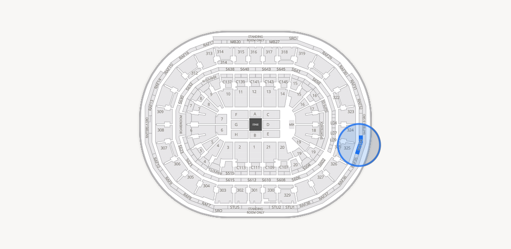 TD Garden Seating Chart