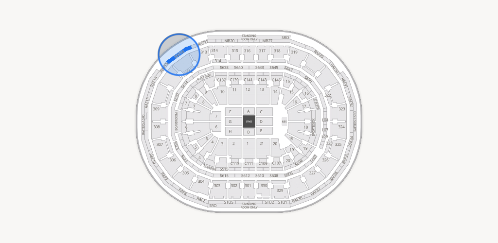 TD Garden Seating Chart