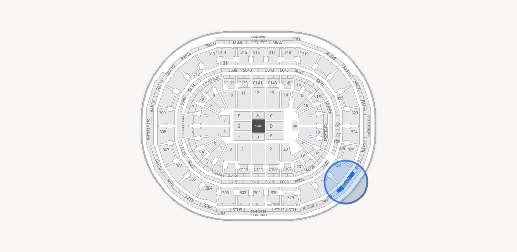 TD Garden Seating Chart