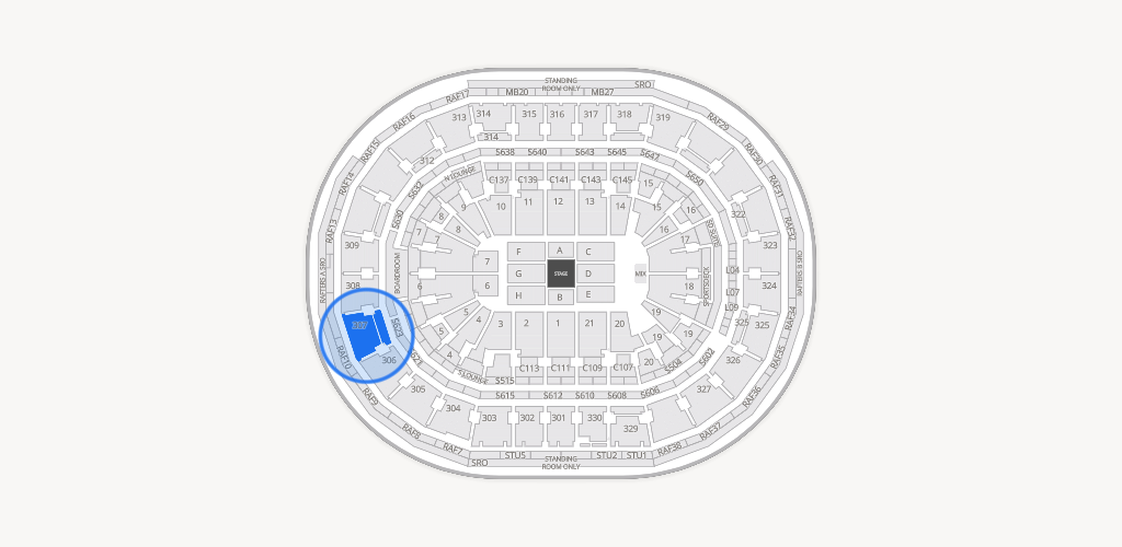 TD Garden Seating Chart