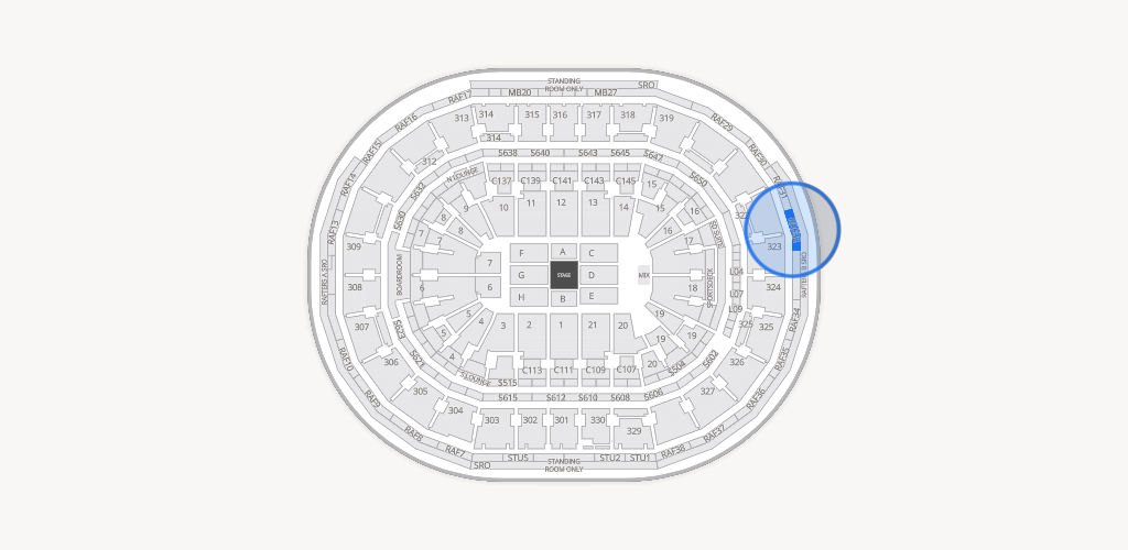 TD Garden Seating Chart