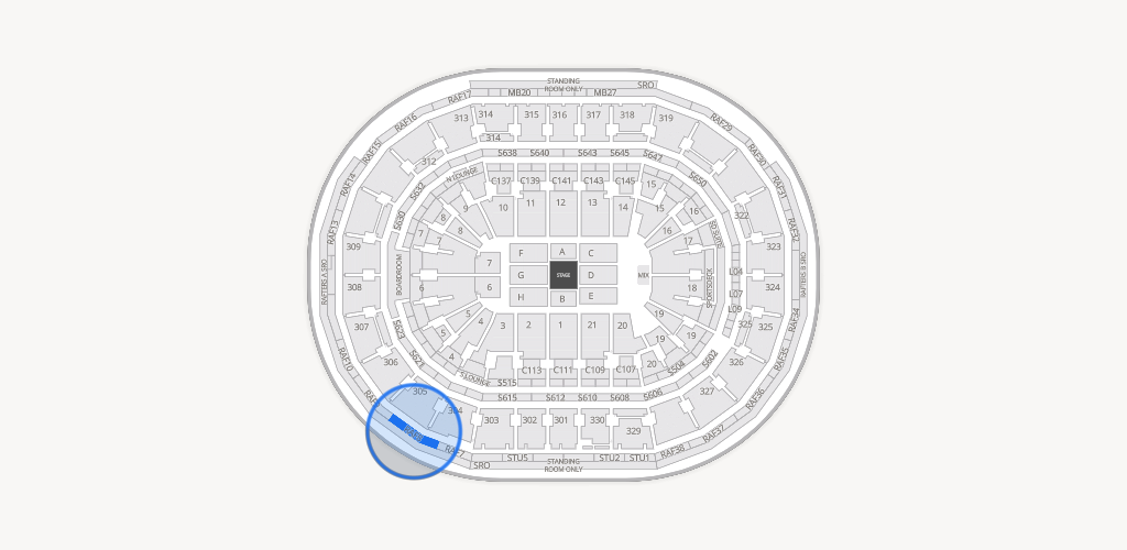 TD Garden Seating Chart