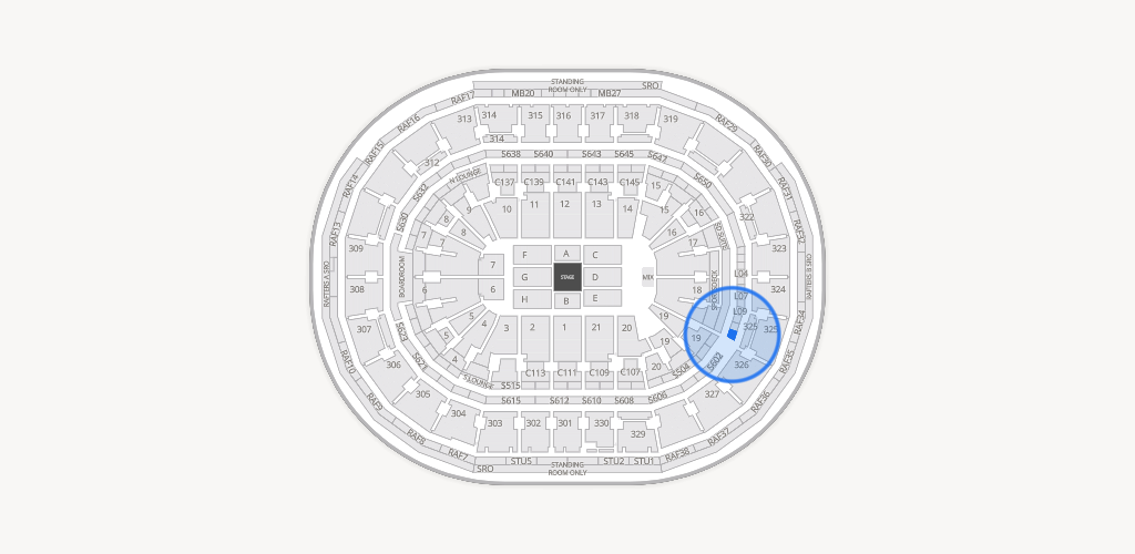 TD Garden Seating Chart