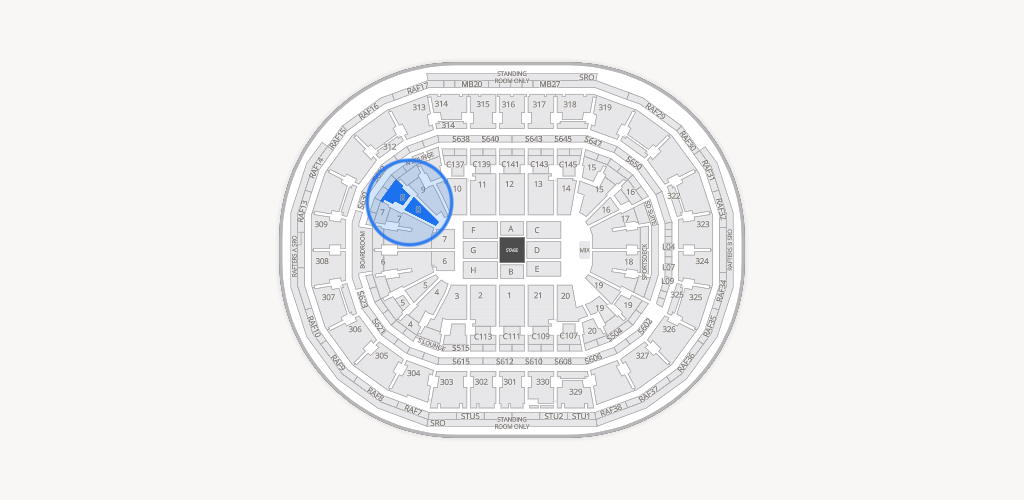 TD Garden Seating Chart
