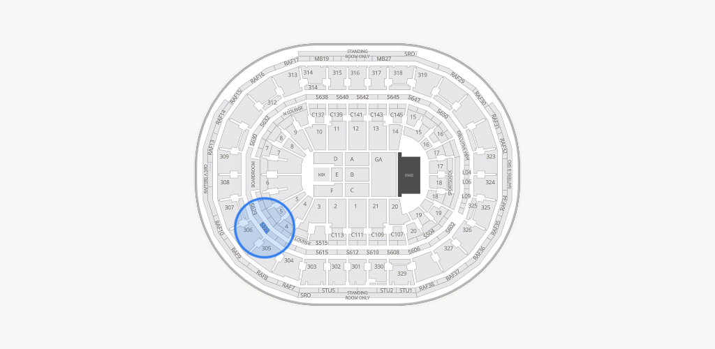 TD Garden Seating Chart