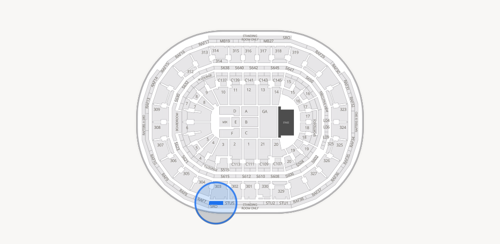 TD Garden Seating Chart