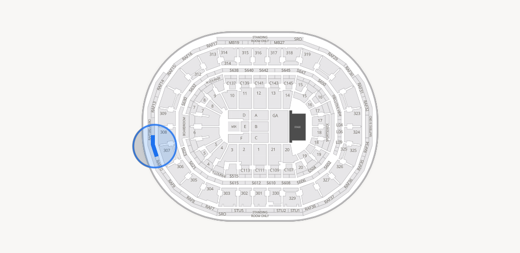 TD Garden Seating Chart