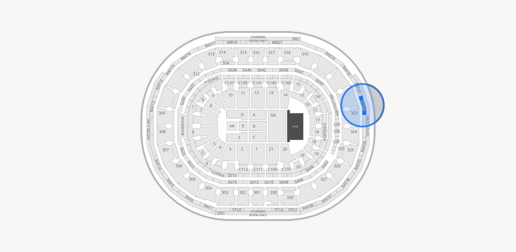 TD Garden Seating Chart