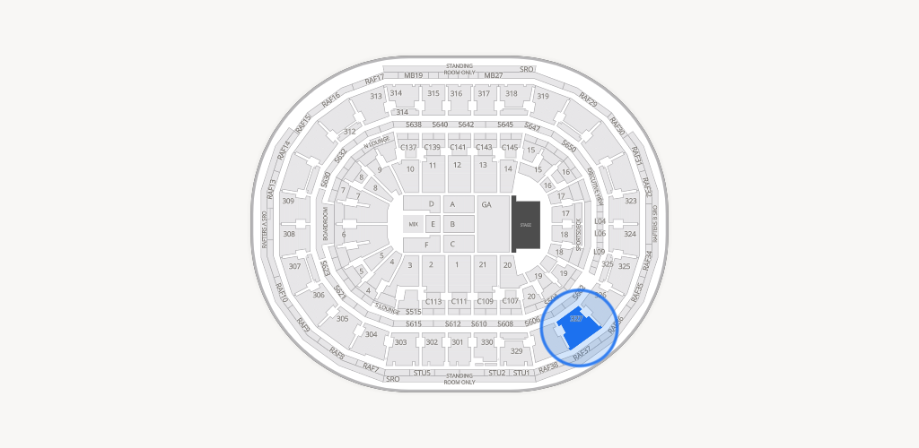 TD Garden Seating Chart