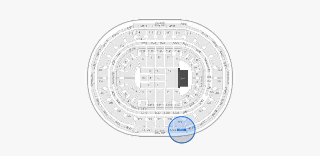 TD Garden Seating Chart