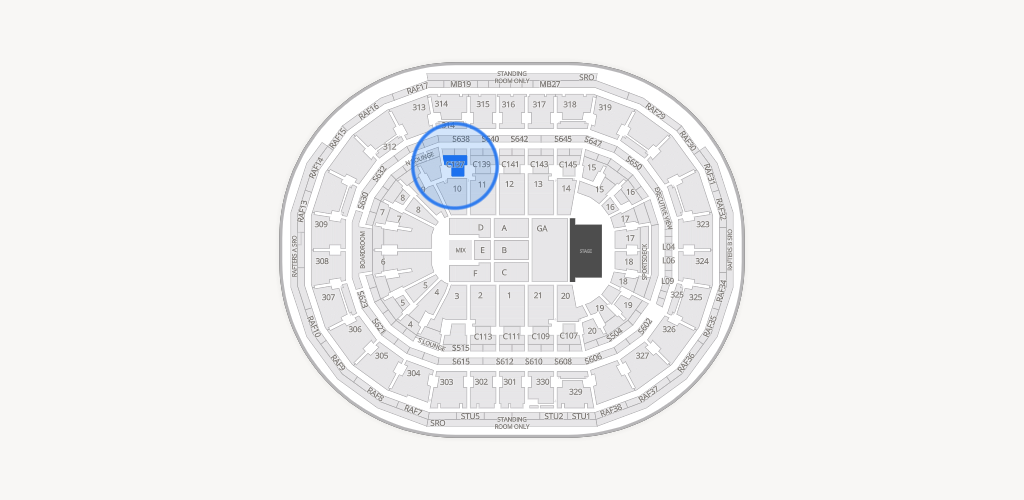 TD Garden Seating Chart