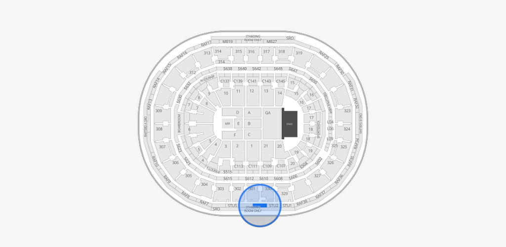TD Garden Seating Chart