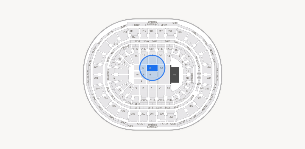 TD Garden Seating Chart