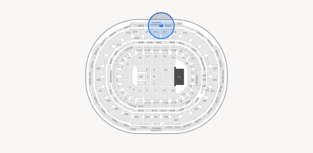 TD Garden Seating Chart
