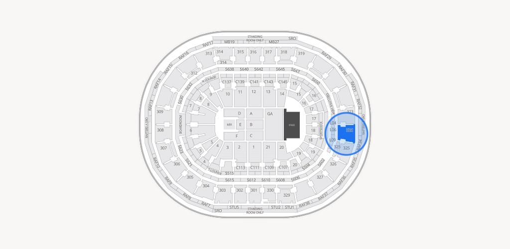 TD Garden Seating Chart