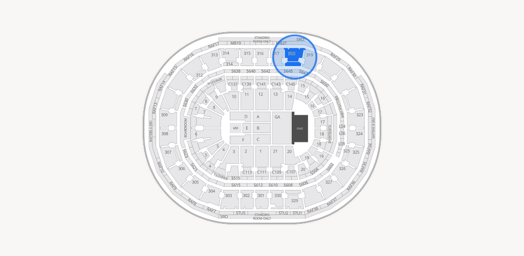 TD Garden Seating Chart