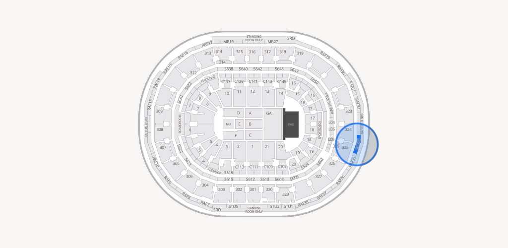 TD Garden Seating Chart