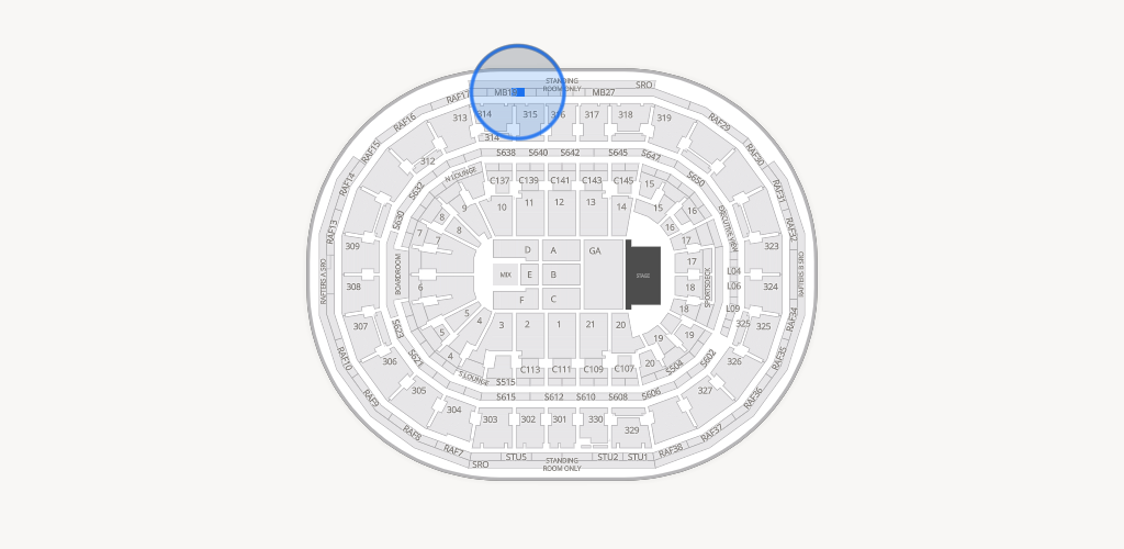 TD Garden Seating Chart