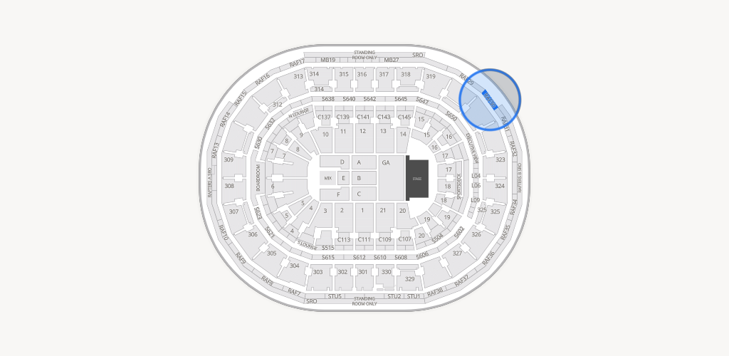 TD Garden Seating Chart