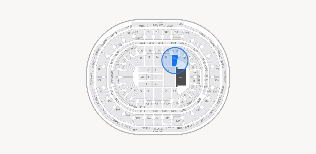 TD Garden Seating Chart