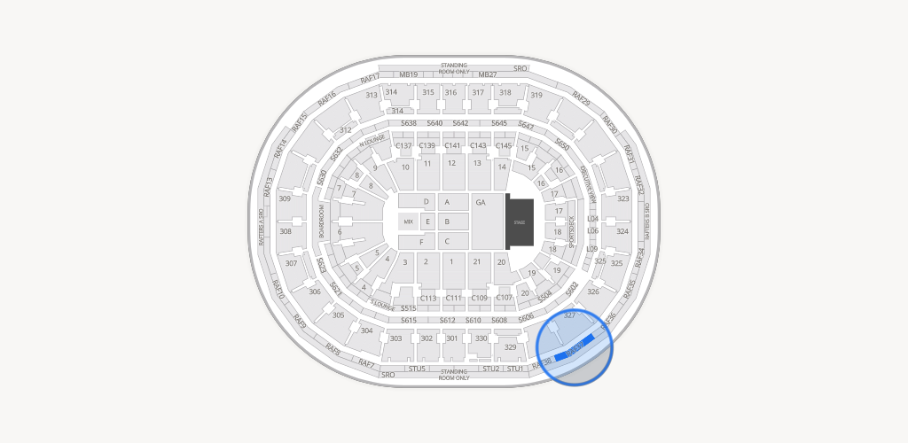 TD Garden Seating Chart