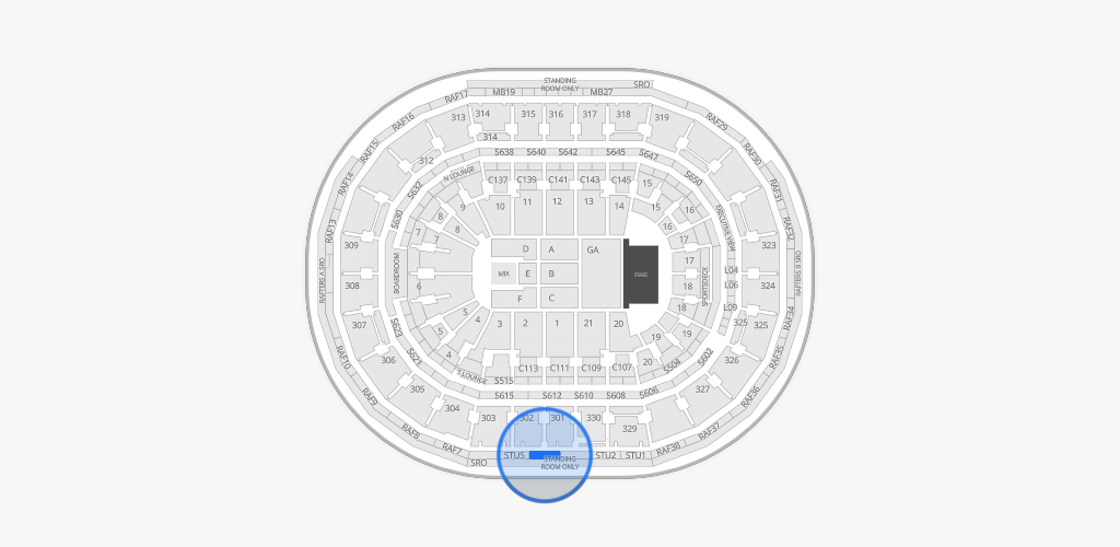 TD Garden Seating Chart