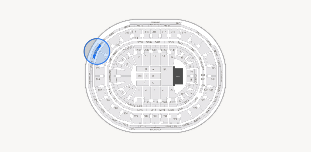 TD Garden Seating Chart