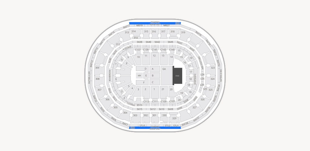 TD Garden Seating Chart