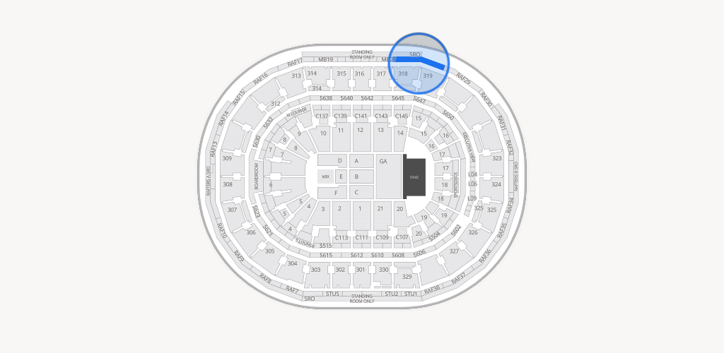 TD Garden Seating Chart