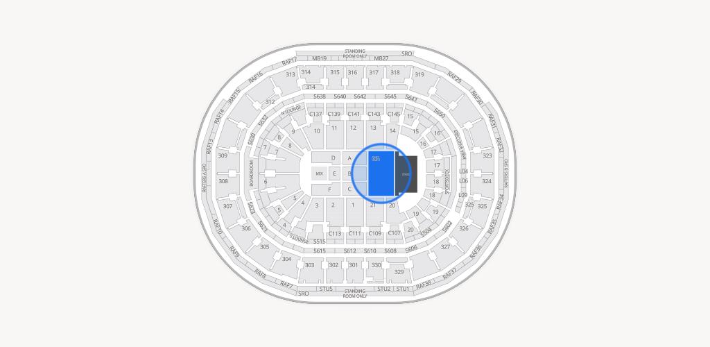 TD Garden Seating Chart