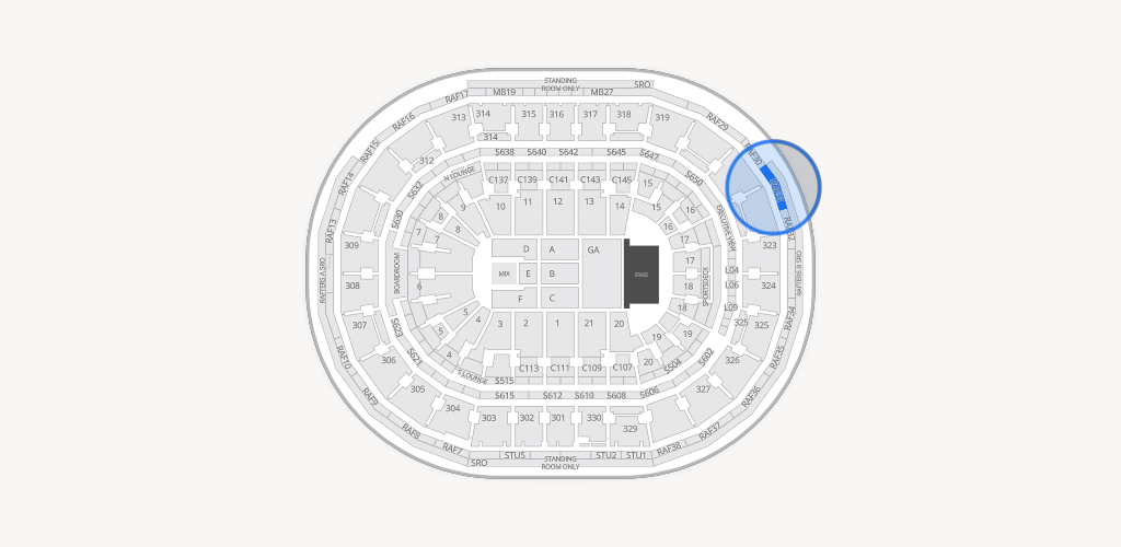 TD Garden Seating Chart