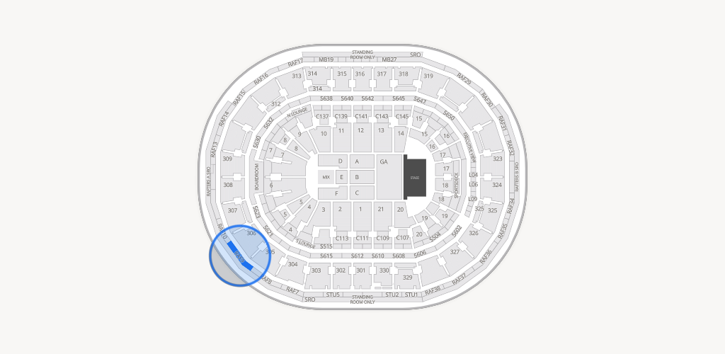 TD Garden Seating Chart