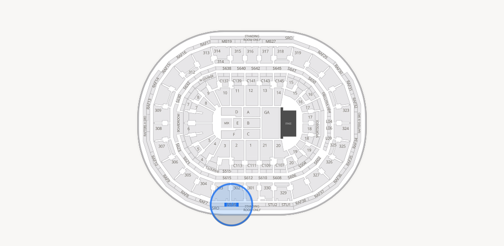 TD Garden Seating Chart