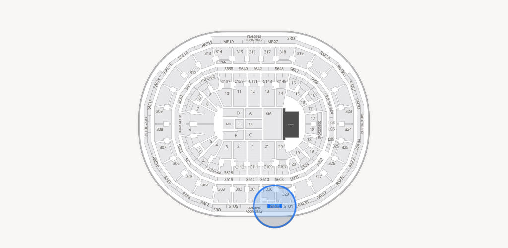 TD Garden Seating Chart